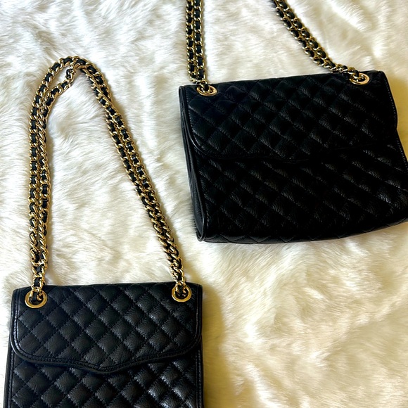 Rebecca Minkoff Mini Affair Quilted Leather Bag EUC Black - Picture 3 of 5